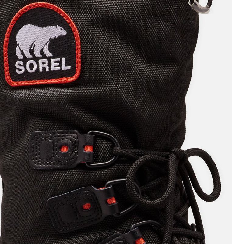 Sorel Glacier™ XT Low - Womens Snow Boots Black/Red - 729345MPI